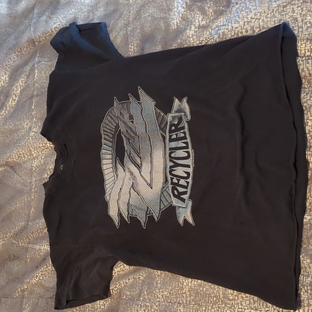 VINTAGE ZZ Top Recycler SMALL Concert Tour T Shirt 1990